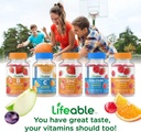 Lifeable Vitamin D 5000 IU + Melatonin 20mg, Gummies Bundle - Great Tasting, Vitamin Supplement, Gluten Free, GMO Free, Chewable Gummy 6