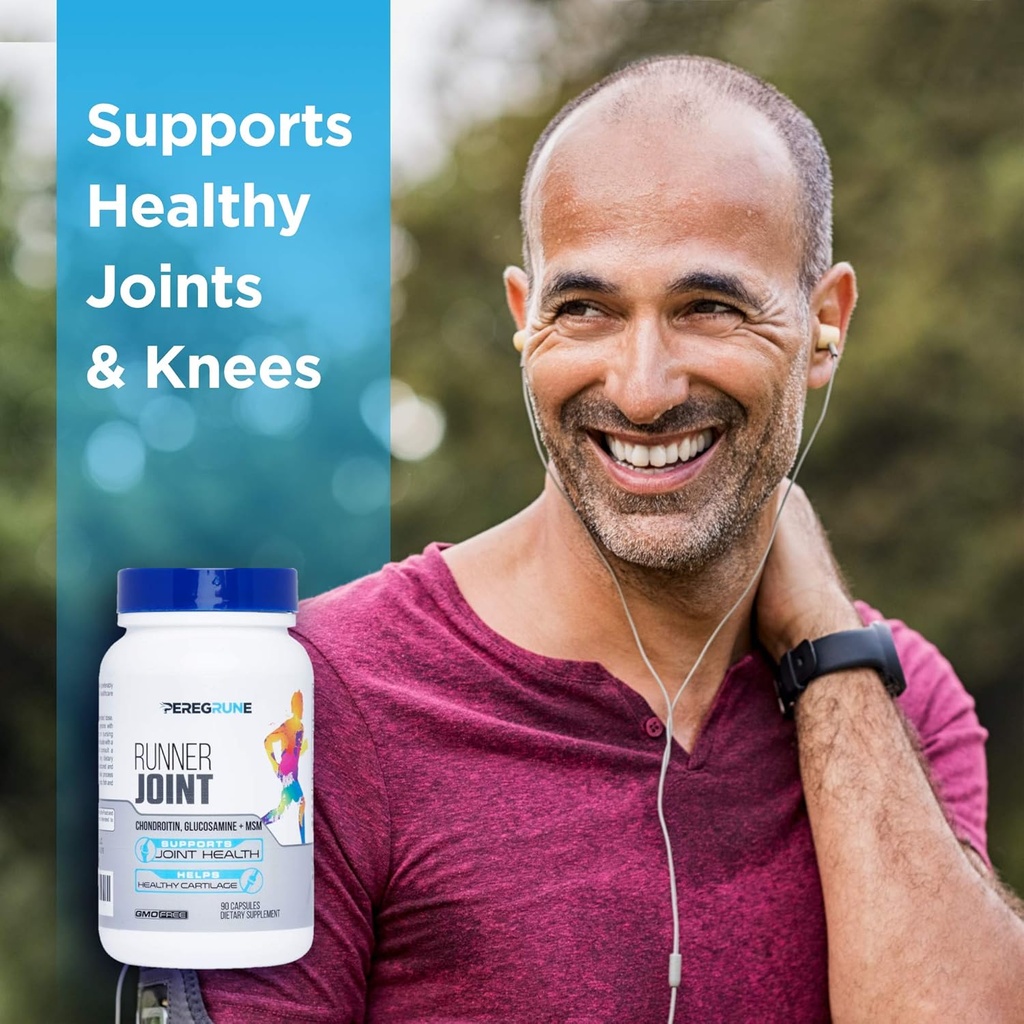 Runner Vitamin, Joint Support, & Omega-3 Bundle (1 Month Supply): Engineered Running Supplement | Antioxidants, Vitamin B Complex, Probiotics, Glucosamine/Chondroitin/MSM, EPA/DHA Fish Oil 6