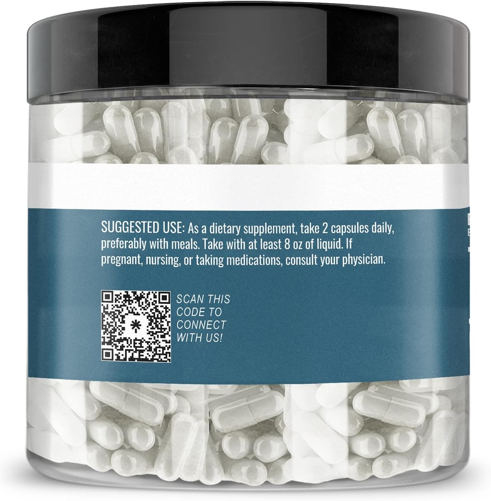 Earthborn Elements L-Threonine 200 Capsules, Essential Amino Acid, Pure & Undiluted, No Additives 3