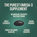 Orlo Omega 3 – Vegan Omega-3 Supplement (EPA & DHA) – Extra Strength Fish Oil & Krill Alternative from Algae Oil (120 Mini Burpless Softgels Kit) 5