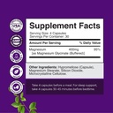 Bundle of Magnesium Glycinate 400mg Capsules and White Kidney Bean Energy Booster - White Kidney Bean Extract Pill and Natural Vegetarian Supplements 3