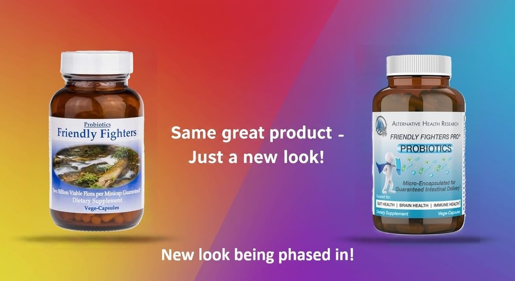 Friendly Fighters Pro® Probiotic | Digestive & Immune Health* | Healthy Inflammation* & Allergy Relief* | Micro-Encapsulated for Guaranteed Delivery | 1 Month Supply | 2 billion CFU for Safe Daily Use 3