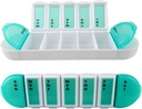 Efficient 7-Day Pill Reminder Case for Prescription Meds, Vitamins, and Supplements - Stay Organized and On Track with Your Daily Health Routine 2