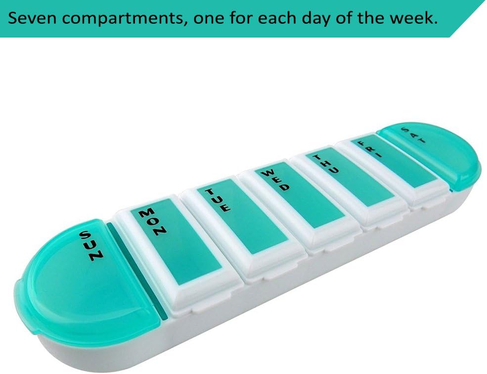 Efficient 7-Day Pill Reminder Case for Prescription Meds, Vitamins, and Supplements - Stay Organized and On Track with Your Daily Health Routine 3