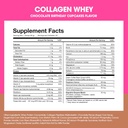 Obvi Collagen Whey Protein Powder | Post Workout Shake, Supports Muscle Growth, Healthy Hair, Skin, Nails, Joints, Gut | Multi-Collagen Infused Meal Replacement | Chocolate Bday Cupcakes, 20 Servings 3