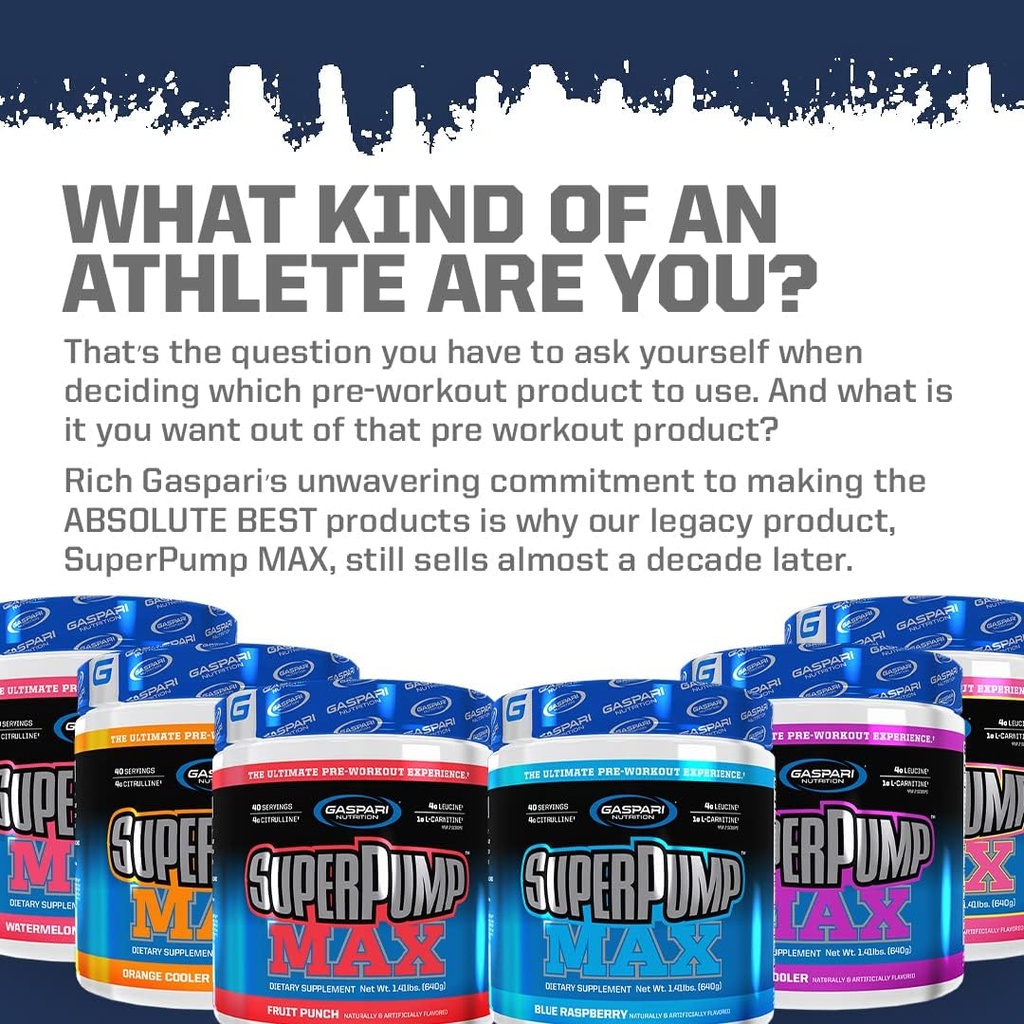 Gaspari Nutrition SuperPump MAX, The Ultimate Pre Workout Powder, Sustained Energy Preworkout, Nitric Oxide Booster, Muscle Growth, Recovery & Replenishes Electrolytes (Grape Cooler) 6