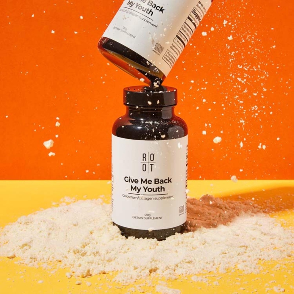 THEROOTBRANDS Root GMBMY (120gr) - Anti Aging Health Supplement by Dr. Rahm - Blend of Collagen & Colostrum to Help Strengthens Body 4