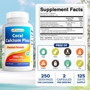 Best Naturals Coral Calcium Plus 1000 mg 250 Capsules 3