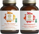 PURE SYNERGY Men’s Multivitamin, Stress, and Energy Essentials Bundle | Whole Food Multi with Adaptogens and Cordyceps | Natural Vitamin C Immune Supplement | Vegan, Non-GMO, and Organic Ingredients 2
