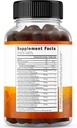 Mushroom Gummies 10 in 1 Blend (60 Gummies with Lions Mane, Cordyceps, Reishi & More Functional Mushrooms) Focus & Brain Gummy Mushroom Supplement - Vegan Safe & Third Party Tested - USA Made 3