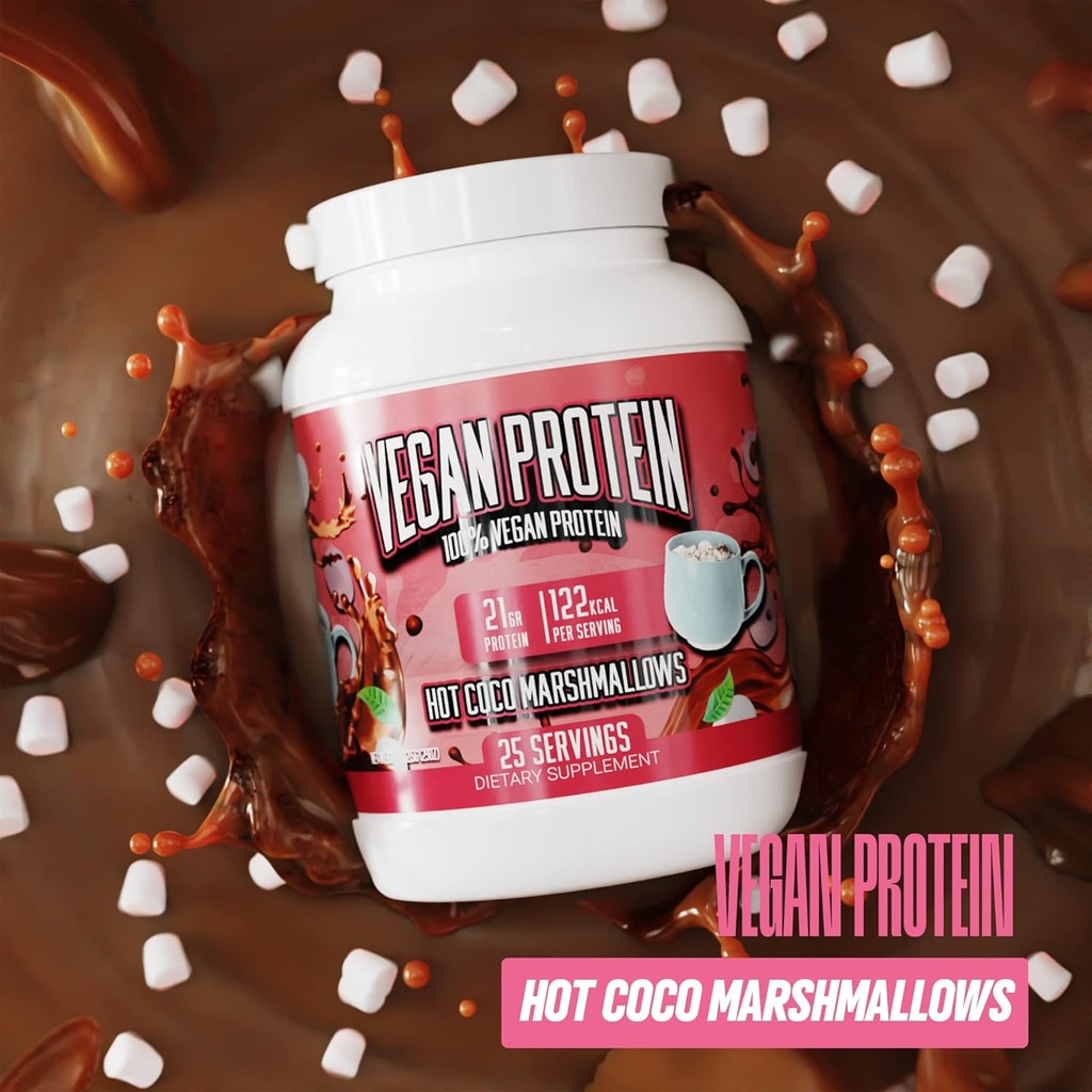 Huge Supplements Vegan Protein Powder - Marshmallow Madness - Superior Plant-Based Protein Powder, 20g Protein Per Serving, Gluten Free 5