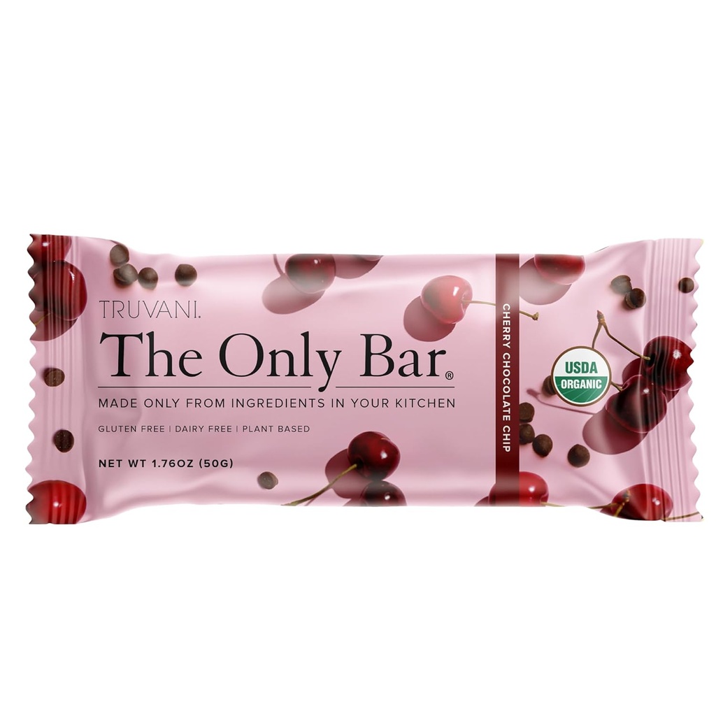 Truvani Plant Based Snack Bars | Snickerdoodle 12 Pack | 5g Protein | USDA Organic and Vegan | The Only Bar | Dairy, Soy, and Gluten Free | Individually Wrapped 6