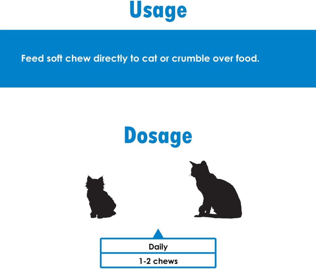 L-Lysine Soft Chews for Cats (60 Soft Chews) – Supports Immune, Respiratory, and Eye Health. Eases Sneezing, Runny Nose, and Watery Eyes. Tasty Salmon Flavor - (3 Pack) 5