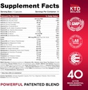 Nootropics Brain Support Supplement - Made in USA - Natural Brain Booster Supplement for Focus, Memory, Clarity, Energy Enhancement - Bacopa Monnieri, Choline & DMAE, 60 Capsules 3