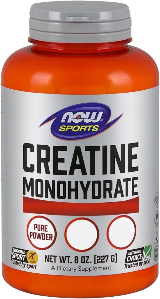 Now Foods Creatine Monohydrate Powder - 8 oz. 2 Pack 2