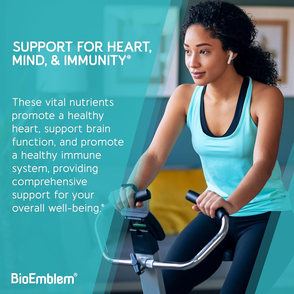 BioEmblem Magnesium Glycinate with Zinc and Turmeric Curcumin 6