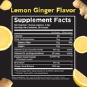 Pinch Magic Sugar Free Fiber Powder – Light Lemon Ginger Psyllium Husk with Bromelain & Vitamins C & D – Vegan, Gluten-Free, Clean Label, USA-Made, GMP-Certified – 28-Day Supply 5