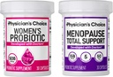 Physician's CHOICE Total Womens Menopause Support Bundle - Womens Probiotic + Menopause Probiotic 30ct 2