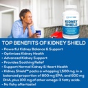 Kidney Shield Fish Oil Renal Supplement & Pure Kidney Essential Aminos 5