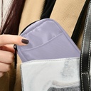 Naanle Pill Box 7 Day Case Travel Organizer Bag with Zipper Portable Weekly Compact Size for Vitamin Supplement Holder, Solid Color Lavender Purple, 4.6 x 3.14 1.88 Inch, 0.12 kilograms 6