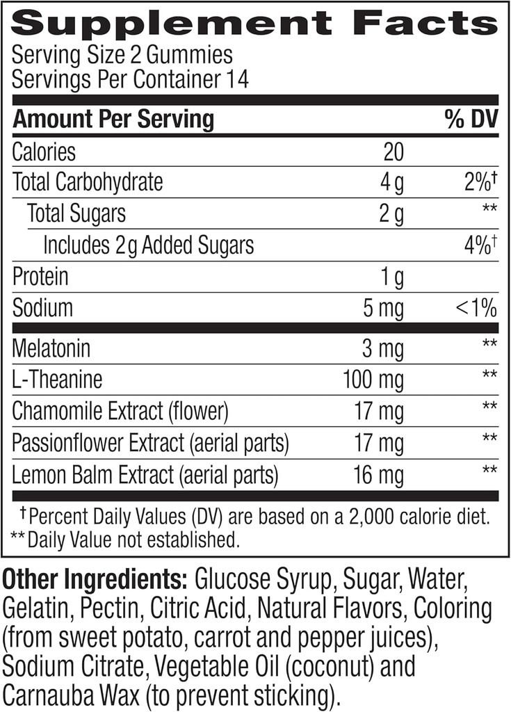 OLLY Sleep Gummy, Limited Edition, Melatonin, L-Theanine, Botanicals, Spiced Apple Cider - 28ct 3