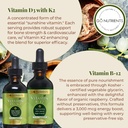 Go Nutrients Vitamin B12 & Vitamin D3 w/K2 Liquid Drops Bundle | Liquid Vitamin B12 Drops, 2oz | Liquid Vitamin D3 Drops, 1oz | No GMO’s, No Preservatives 5
