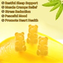 Magnesium Glycinate Gummies 1000mg - Sugar Free Magnesium Potassium Supplement with Vitamin D, B6, CoQ10 for Calm Mood & Sleep Support - 180 Mango Pineapple 6