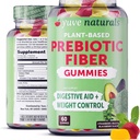 Yuve Fiber Gummies - Delicious - 3g Soluble Fiber Gummy Supplement - Supports Digestive Health & Regularity - Vegan & Gluten-Free Fiber Gummies for Adults & Women - Non-GMO & Low Sugar - 60Ct (2 Pack) 2