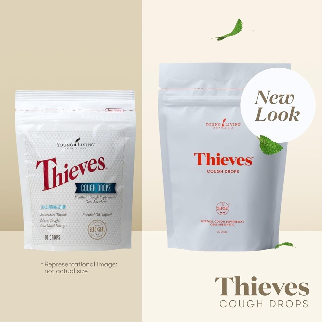Thieves Cough Drops 30 Ct Essential Oil Infused by Young Living Essential Oil 3