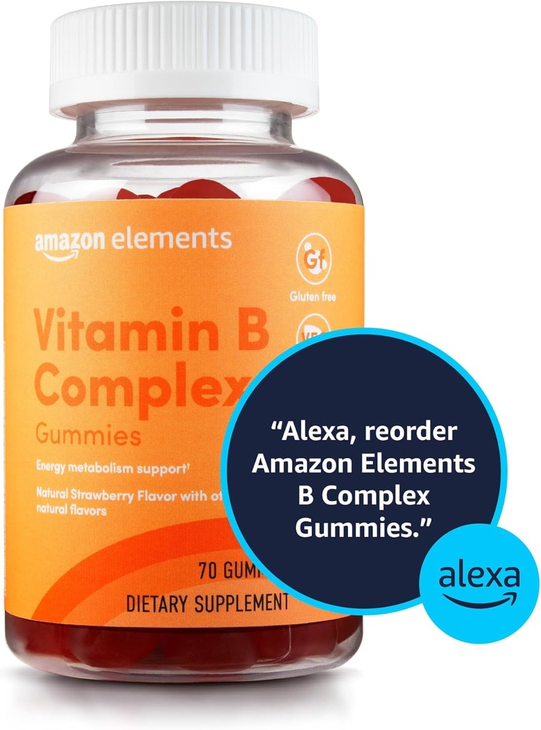 Elements - B-Complex, Supports Immune and Normal Energy Metabolism, 70 Gummies, 70-Day Supply, Vegan, Adult, Non-GMO (Previously Revly) 5