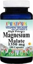 High Potency Magnesium Malate 1350 mg 180 Capsules Dietary Supplement Serving Size 3 Capsules 2