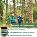 NEVISS Sugar Free Turmeric Curcumin Gummies + Marine Algae Calcium Supplement 600mg, High Absorption, Vegan 4