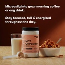 Perfect Keto 7g MCT Oil Powder, Medium Chain Triglycerides Supplement, Non Dairy Coffee Creamer for Keto Diet, Ketogenic MCT Oil Mix for Coffee, Smoothie, Protein Shakes, Cinnamon Toast, 30 Servings 5