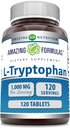 Amazing Formulas L-Tryptophan 1000mg Tablets Supplement | Non-GMO | Gluten Free | Made in USA (60 Count | 2 Pack) 5