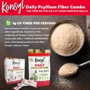 Konsyl Daily Psyllium Fiber Combo -100% All Natural Psyllium Fiber Stick Packs and 540g Bag- All-Natural Soluble Fiber, Supports Digestive Health, Helps Provide Relief from Occasional Cons 3