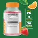 Lifeable Vitamin D 10000 IU + Phosphatidylserine (PS), Gummies Bundle - Great Tasting, Vitamin Supplement, Gluten Free, GMO Free, Chewable Gummy 4