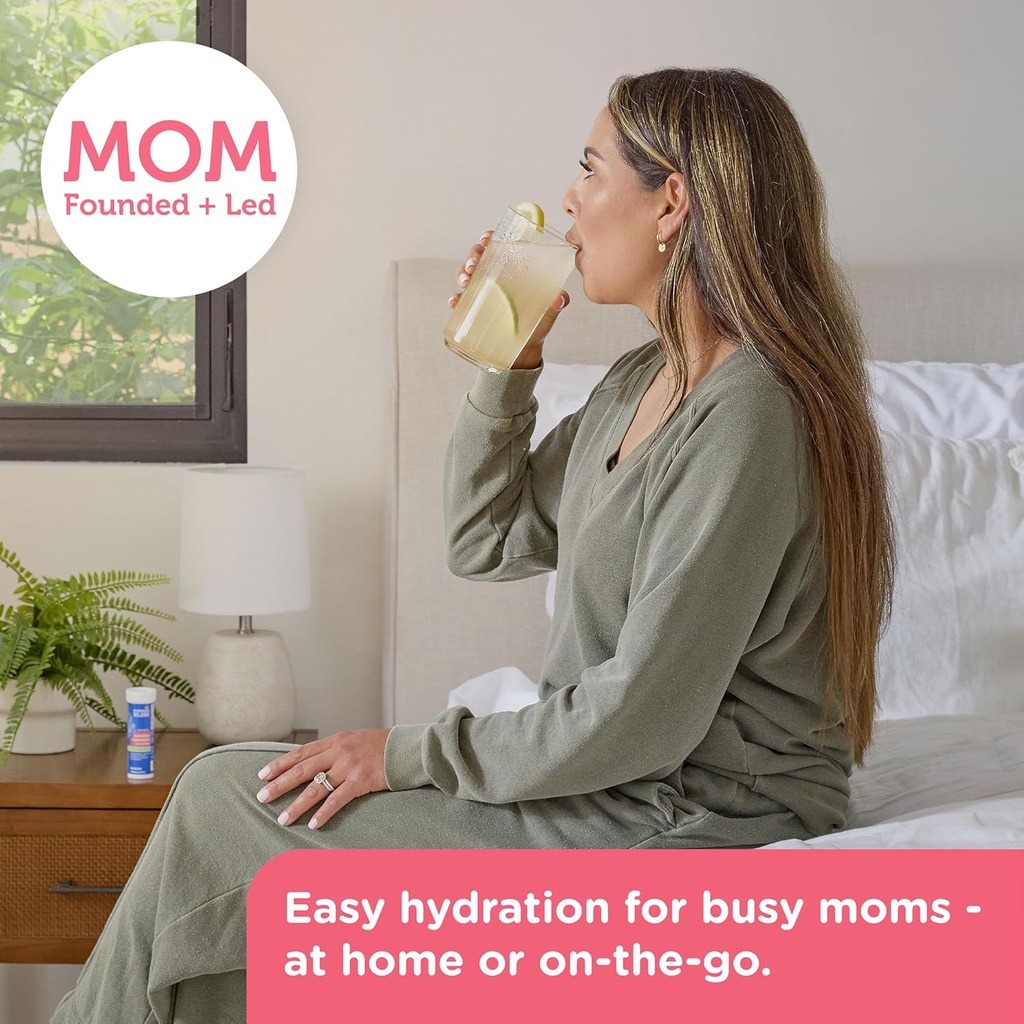 Mommy's Bliss Lactation Hydration Drink Tablets, Lemon Lime Flavor, Electrolytes + B Vitamins, 1 Pack (10 Tablets) 5