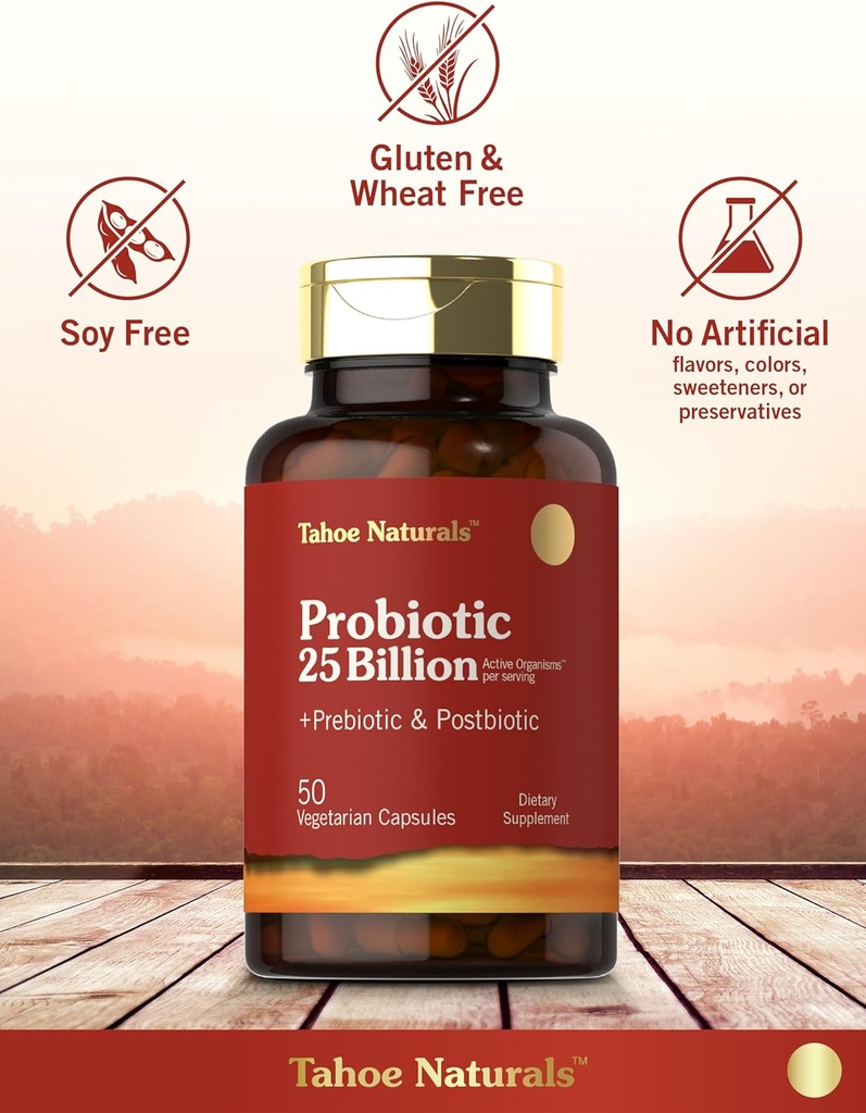 Carlyle Prebiotic, Probiotic & Postbiotic | 25 Billion CFU | 50 Powder Pills | Men and Women's Digestive Health | Vegetarian and Non-GMO Supplement 6
