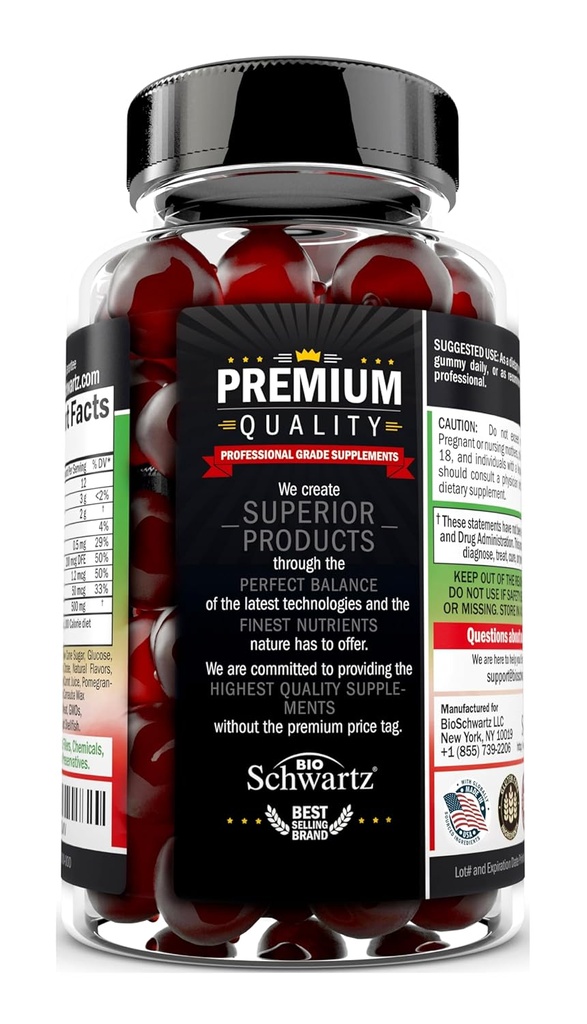 BioSchwartz ACV Apple Cider Vinegar Gummies with B Complex Vitamins (3 Month Supply) Plus Cold Pressed MCT Coconut Oil Capsules (2 Month Supply) 6