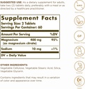 Solgar Magnesium Citrate - 120 Tablets - Supports Nerve & Muscle Function - Highly Absorbable - Non-GMO, Vegan, Gluten Free, Kosher - 60 Servings 3