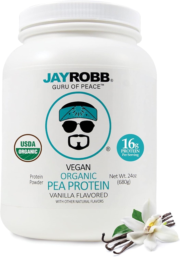 JAYROBB Organic Vegan Vanilla Pea Protein 2