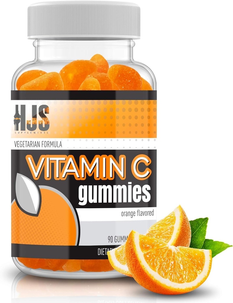Vitamin C Gummies | Chewable Orange Flavored | Immune Support | Heart Health | Gluten-Free & Vegetarian | Vitamin C Gummies for Adults & Kids- 90 Count 2