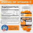 Vitamin C Gummies | Chewable Orange Flavored | Immune Support | Heart Health | Gluten-Free & Vegetarian | Vitamin C Gummies for Adults & Kids- 90 Count 5