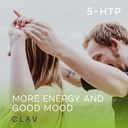 CLAV® 5-HTP 100mg + Vitamin B6 - Vegan 5HTP from Griffonia Seed Extract - 120 Capsules for Sleep & Mood Support - 4-Month Supply - Made in Germany 3