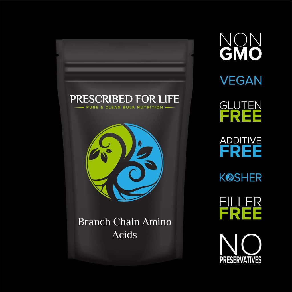 Prescribed For Life Branch Chain Amino Acids Powder, BCAA 2:1:1, Essential Amino Acids (2kg) 3