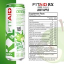 FITAID RX Zero Sugar, Encapsulated Creatine, Workout Recovery Drink, All-In-One Blend, BCAAs, Glucosamine, Turmeric, B-Complex, Electrolytes, Variety Pack, 12 Fl Oz (Pack of 12) 3