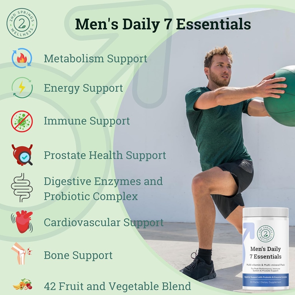 Men's Daily 7 Essentials & Vitamin D3+K2 Bundle 3