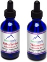 HoneyCombs Vitamin B2 (Riboflavin) Drops - 1 Fl Oz + Vitamin B1 (Thiamine) Drops- 1 Fl oz 2