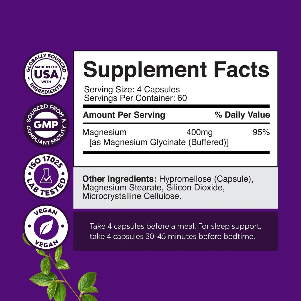Bundle of Pure Magnesium Glycinate 400mg Per Serving for Mood Sleep and Relaxation 240ct and Turmeric Gummies for Adults Peach Flavor - Extra Strength Joint Support Gummies 3