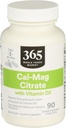 365 Everyday Value, Cal Mag Citrate with Vitamin D3, 90 ct 2
